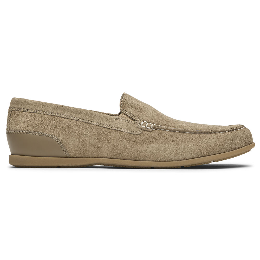 Rockport Slip-On For Mens Olive - Malcom Venetian - EB8062514